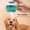 Dark Green, variant on Rechargeable Dog Bath Brush With Shampoo Dispenser Electric Shower Massage Brush For Cats And Dogs, Built-In Soap Reservoir For Easy Bath Time,Orange