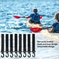 thumbnail image 4 of Kayak Strap Holder, Kayak Paddle Buckle Nylon Plastic Hook and Loop  for Boat, 4 of 7