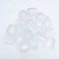 thumbnail image 4 of Unique Bargains 20pcs Embouts en Caoutchouc 25mm (1') Vinyle PVC Rond Tube Bouchon Couvercle Vis Protecteurs de Filetage Clair, 4 of 5