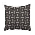thumbnail image 1 of Funda de Almohada Crosshatch Geométrico Cruzado Gráfico Rectángulos A Cuadros Blanco y Negro ABPHQTO 45x45 cm, 1 of 1