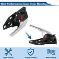 thumbnail image 5 of Front Driver Side, Rear Left Passenger Side Interior Door Handle for Toyota Camry 2012-2017 Inside Door Handle No.692060K110 Black Silver Tone 1 Pc, 5 of 6