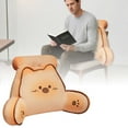 thumbnail image 1 of Lumbar Support Pillow For Bed & Sofa Soft Back Cushion For Chair Car Seat Pregnancy Comfortable Orthopedic Backrest For Long Sitting, 1 of 7