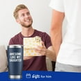 thumbnail image 6 of Valentines Day Gifts for Dad from Daughter, Dad Coffee Tumbler, Birthday Gifts for Men, Cool Fathers Day Gift for Dad Husband Grandpa, 20 oz, Navy Blue, 6 of 6