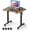 Brown, variant on Small Height Adjustable Standing Desk, 31.5" x 23.6" Sit Stand up Desk with Splice Board, Rising Computer Office Desk Table with Memory Preset, White Frame/White