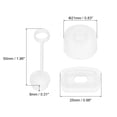 thumbnail image 2 of Silicone Spill Stopper Set of 1, Leakproof Water Bottle Sealing Accessories, Clear, 2 of 6