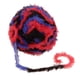 thumbnail image 1 of Ovillo de hilo grueso de poliéster de 35 yardas para tejer suéteres, sombreros, zapatos y manualidades. negro rojo, 1 of 7