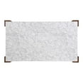 thumbnail image 5 of ACME Hettie Wooden Dining Table with Engineering Stone Top in White/Brown, 5 of 8