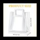 thumbnail image 3 of Paquete de 10 Bolsas de Regalo Transparentes para Bodas, Bolsas de Regalo Transparentes con Asa Resistente, Bolsas de Papel de Regalo de PVC para Bodas,Transparente, 3 of 8