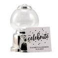 thumbnail image 2 of Weddingstar 4597-77 Mini Gumball Machine Party Favor  Silver, 2 of 4