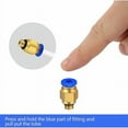 thumbnail image 2 of Conector rápido de aire oso de fresa 10 Uds 8 mm PT1/4, 2 of 5