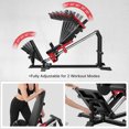 thumbnail image 5 of MITONOS Compact Leg Sled Machine, 30-Degree Adjustable Angles Leg Press Machine for Home Gym, Compact Hack Squat Machine with Removable Shoulder Pad, Lower Body Workout Equipment, 5 of 10