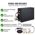 thumbnail image 4 of VEVOR 12KW Steam Shower Generator, Segmented Heating & Temperature Customization & 24h Timer Steam Kit, Automatic Drainage Home Steam Shower System, 4 of 9