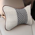 thumbnail image 2 of Almohada para el cuello y el reposacabezas de seda helada para el coche, par de almohadas para el asiento del coche, almohada de hueso transpirable de verano, suministros para el interior del coche, 2 of 4