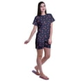 thumbnail image 3 of Moomaya T-Shirts pour Femmes à Manches Courtes en Coton Doux Pyjama pour Femmes Nuisette Décontractée, 3 of 6