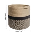 thumbnail image 2 of Cesta De Almacenamiento De Cuerda De Algodón, Contenedores De Almacenamiento Duraderos Para Guardería, Lavandería, Toalla, Ropa, Cosméticos, Libros, 2 of 8