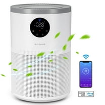 BlitzHome Air Purifier Cleaner,Space Up to 1200 Sq Ft,Smart Voice Control&PM2.5 Monitor,HEPA Filter,Remove Pet Allergies, Smoke ,Dust