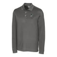 thumbnail image 2 of Men's Cutter & Buck Steel Portland State Vikings Vault Advantage Tri-Blend Pique Big & Tall Long Sleeve Polo, 2 of 3