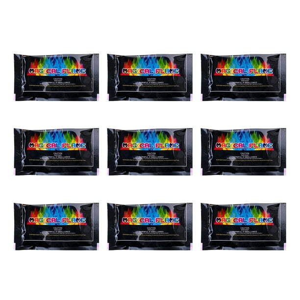 Xihbxyly Llamas Multicolores Cambiantes, Vibrantes En Azul, Naranja, Rojo y Verde, Accesorio de Halloween para Interiores y Exteriores, Crea Un Ambiente Festivo, Fácil de Usar, Paquete de 9, Tamaño 1