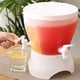 thumbnail image 1 of Dispensador de bebidas Wobythan Tarro de bebidas blanco con espita alta, 1 of 1