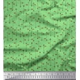 thumbnail image 1 of Soimoi Moss Georgette Fabric Arrow & Fish Ocean Printed Fabric 1 Yard 42 Inch Wide, 1 of 3