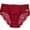 Red #173, variant on WULMLEO Sexy Lace Mid-Waist Briefs for Women, Temptation Push Up Panties, Comfortable Ladies Intimates Lingerie Red L
