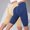 Peach, Navy, variant on GILIGEGE Scrunch Butt Lifting Loose Anti Exposure Absorption Permeability Squat Proof Active Pant Tummy Control Yoga Pants 3D Compression Legging Black