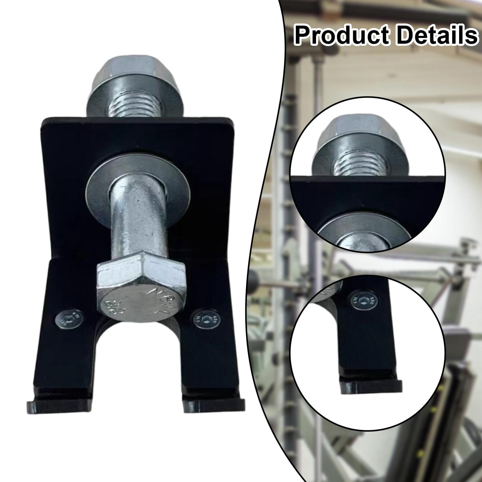 DimyFew Barbell Holder for Squat Rack Heavy Duty for 18mm Hole Bar Hanger Black