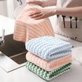 thumbnail image 6 of AUQ Kitchen Dishcloths Sets Dish Washing Towels Kitchen Linens 10 Packs of Cleaning Cloth Fiber Thickened Coral Velvet Super Absorbent Oil Non Stick (Mixed Color 10Pcs 9.8 * 9.8 In), 6 of 7