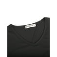 thumbnail image 5 of SHCKE Men's Casual Solid Undershirt V Neck Slim Fit T-Shirts Breathable Quick Dry T-Shirt, 5 of 5