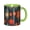 Green, variant on Lanterns Coffee Mug Fun Custom Ceramic Mugs 11oz Green
