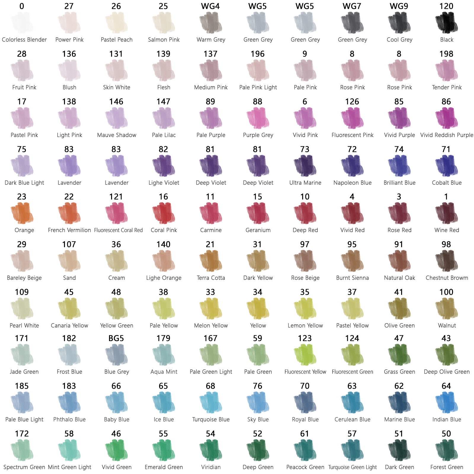 Anunu 100-Color Alcohol Markers Set with Carrying Case photo 7
