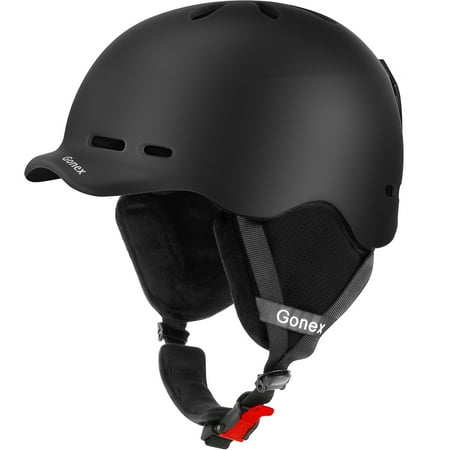 Audio Ski Snow Helmet - Gonex Ideal Ski Helmet, Snow Snowboard Helmet with Detachable Inner Padding, Lightweight Helmet for Women & Young, M/L Size, 5 Colors