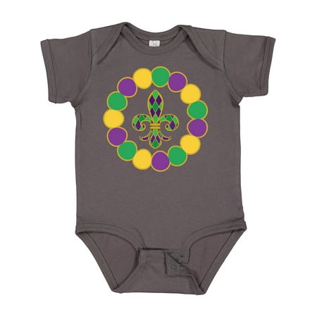 

Inktastic Mardi Gras Party Fleur De Lis Gift Baby Boy or Baby Girl Bodysuit