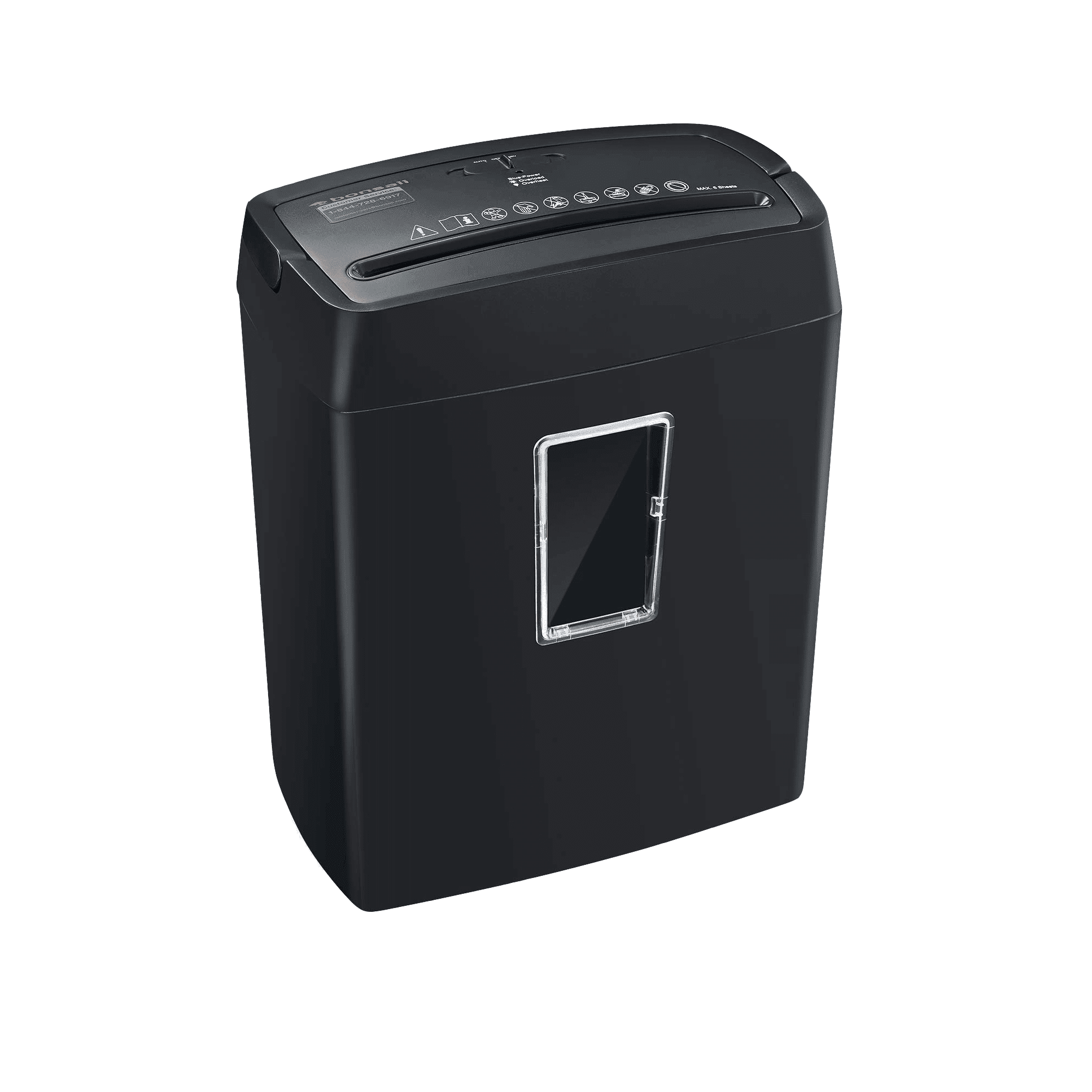 Bonsaii C204C 6sheet HighSecurity CrossCut Paper Shredder