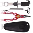 thumbnail image 2 of Kenally Kit de alicates de pesca, removedor de anzuelos de aleación de aluminio, portátil, agua dulce, agua salada, mar, lago, barco, equipo de Herramientas manuales Rojo Kenally TO009763-01, 2 of 6