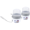 thumbnail image 3 of 2 juegos de vasos de yogur para desayuno, recipiente portátil de doble capa para cereales y leche., 3 of 8