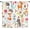 Orange, variant on Jungle Animals Curtains, Cute Cartoon Animals Branches Window Treatments, Rod Pocket Thermal Insulated Drapes 2 Panel Sets for Kids Bedroom Nursery Classroom, 55" W X 39" L