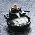 thumbnail image 5 of Grandest Birch Backflow Incense Burner Waterfall Ceramic Smoke Censer Handicraft Home Decor Durable Ceramic Decor Incense Burner, 5 of 8