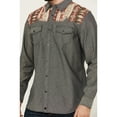 thumbnail image 3 of Moonshine Spirit Men's Highway Southwestern Yoke Long Sleeve Snap Western Shirt - MSSU24W32-NVY XX-, 3 of 4