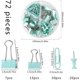 thumbnail image 2 of 72 Pieces Office Supplies Set,including 22 Binder Clips/30 Paperclips/20 Push Pins Thumb Tacks,school Desk Accessories Organizer With Box For Home Off, 2 of 5