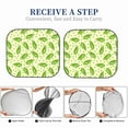 thumbnail image 6 of Zufioo Green Peas Print Folding Car Windshield Sun Visor, Anti-ultraviolet Sun Visor, Suitable for Trucks, Vans Car Accessories-Medium, 6 of 6