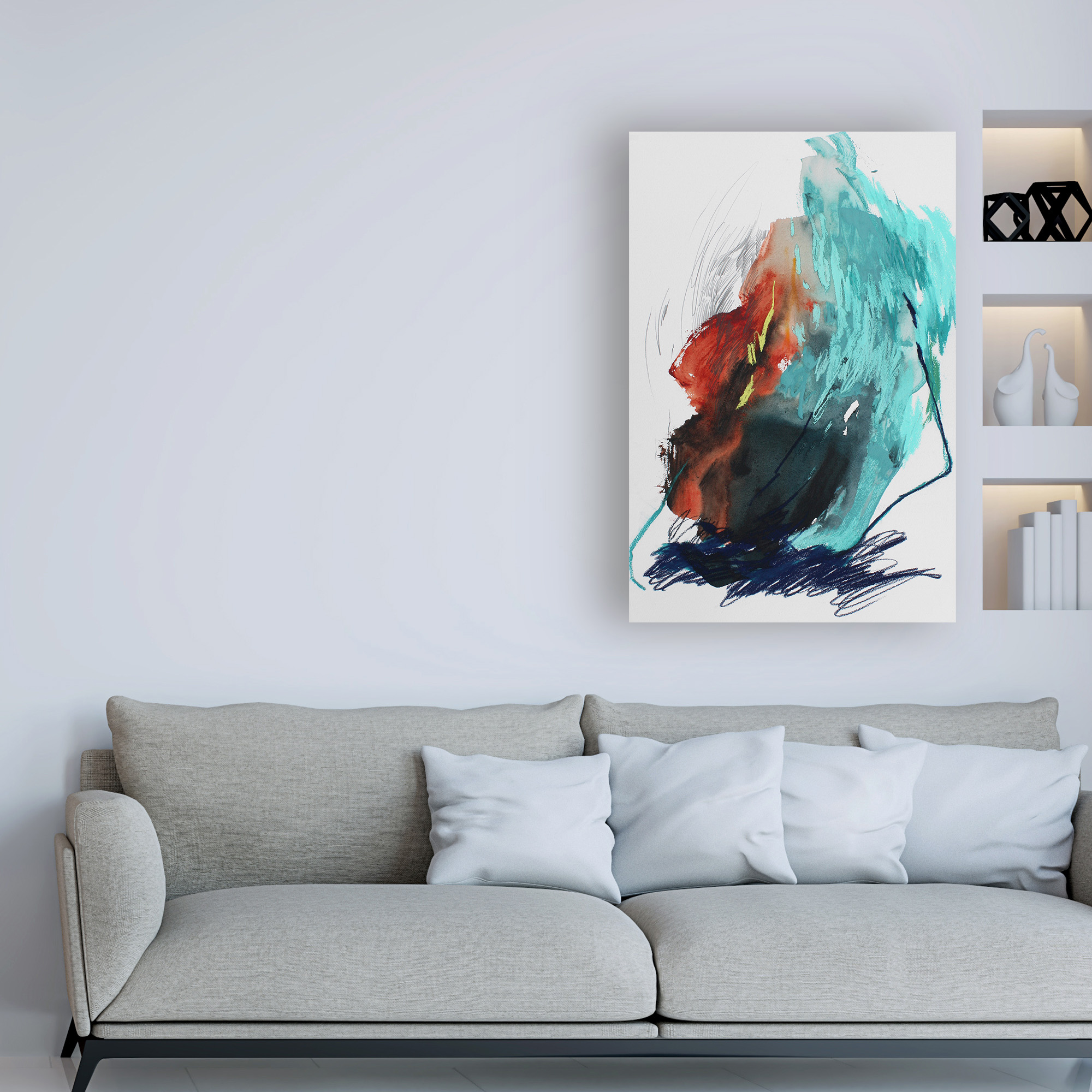 Trademark Fine Art 'The Summer No. 5' Canvas Art by Ying Gu