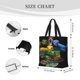 thumbnail image 3 of Easygdp Colorful Viper Snake Bolsa Tote para Mujer, Bolso de Hombro para Trabajo, Playa, Viajes, Compras y Supermercado, 3 of 7