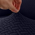 thumbnail image 7 of Fasiaou Seat Covers for Dining Room Chair, Stretch Fit Removable Washable Chair Seat Cushion Protector Slipcovers with Ties,Navy, 7 of 7
