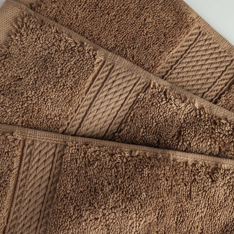 Superior 800 GSM Egyptian Cotton 4-Piece Hand Towel Set, Soft Ultra Absorbent Towels, Stone