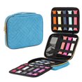 thumbnail image 1 of KOMI Sac de Rangement en Velours Sac de Rangement pour Montres Accessoires Sac de Rangement pour Bijoux Grand 23*20*2.5cm 250g, Rose, 1 of 3