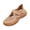 Coffee, variant on Women's Platform Orthopedic Sneakers Mesh Adjustable Strap Slip On Sneaker Summer Wide Width Non Slip Flatforms Low Top Arch Support Workout Shoe