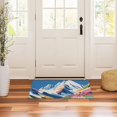 thumbnail image 3 of Yayeee Doormat for Indoor Entrance 32" x 20" Non Slippery Floor Rug, Abstract Snow Mountain, 3 of 8