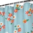 thumbnail image 3 of Pioneer Flower Floral Print Pattern Shower Curtain 84"x72", Bathroom Decorative Shower Curtain Set with 12 Hooks, Waterproof Washable, 3 of 6
