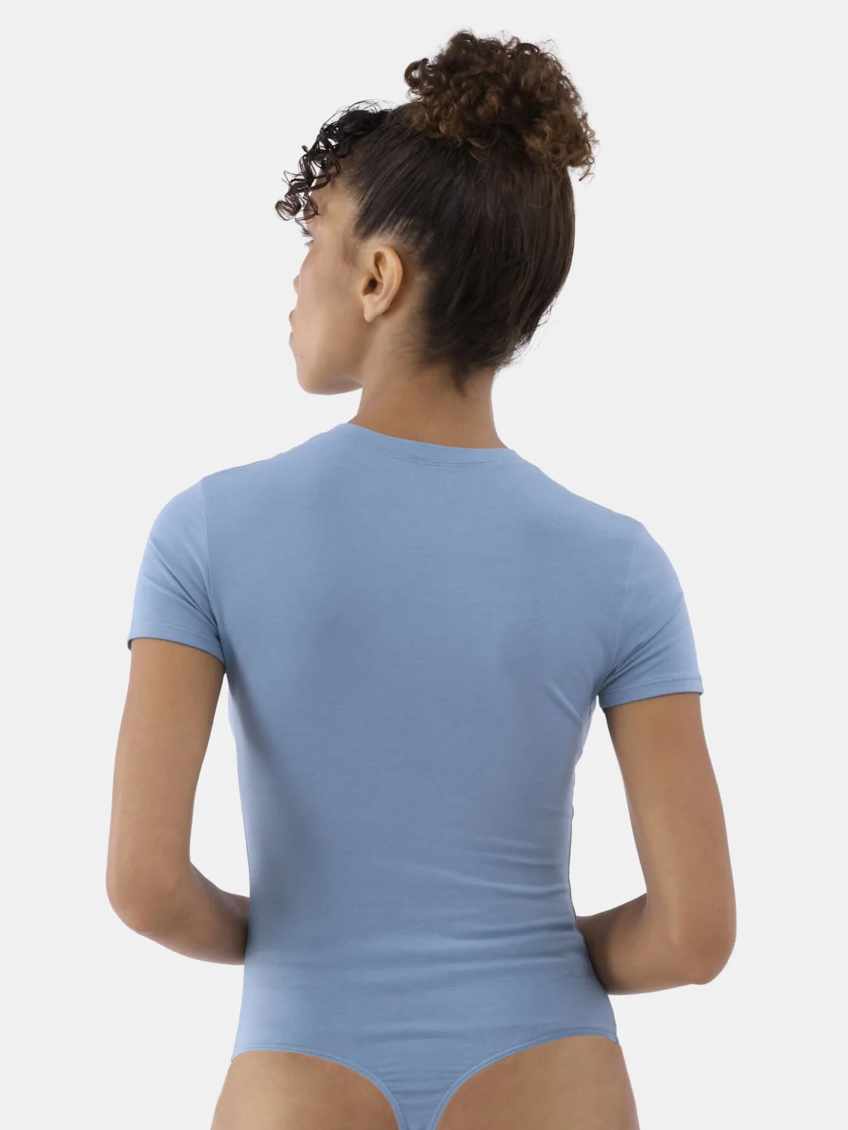 No Boundaries Cotton Stretch Jersey T-Shirt Bodysuit, Women’s XS-3XL